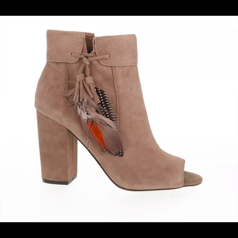 Jessica Simpson Kailey Peep Toe Boot, Pink